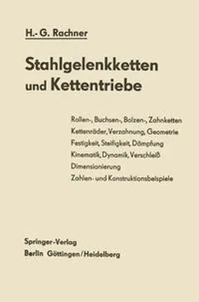 Rachner |  Stahlgelenkketten und Kettentriebe | eBook | Sack Fachmedien