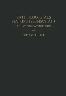 Ricker |  Pathologie als Naturwissenschaft | Buch |  Sack Fachmedien