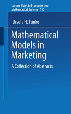 Funke |  Mathematical Models in Marketing | eBook | Sack Fachmedien