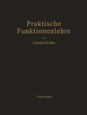 Tölke |  Theta-Funktionen und spezielle Weierstraßsche Funktionen | Buch |  Sack Fachmedien