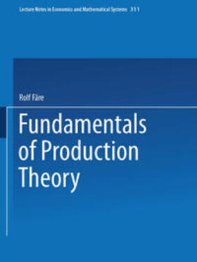 Färe |  Fundamentals of Production Theory | eBook | Sack Fachmedien