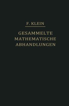 Klein / Fricke / Ostrowski |  Gesammelte Mathematische Abhandlungen II | Buch |  Sack Fachmedien