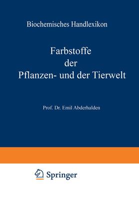 Altenburg / Einbeck / Bang |  Biochemisches Handlexikon | Buch |  Sack Fachmedien