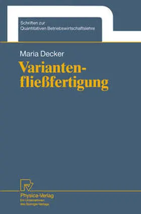 Decker |  Variantenfließfertigung | eBook | Sack Fachmedien