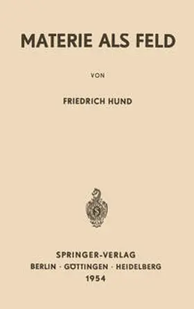 Hund |  Materie als Feld | eBook | Sack Fachmedien