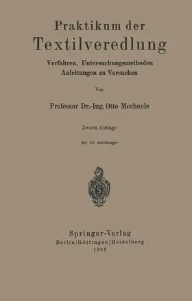 Mecheels |  Praktikum der Textilveredlung | Buch |  Sack Fachmedien