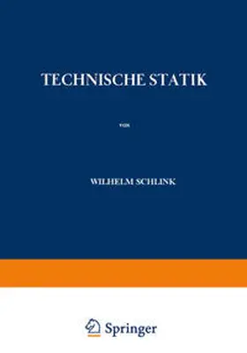 Schlink |  Technische Statik | eBook | Sack Fachmedien