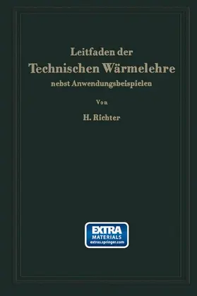 Richter |  Leitfaden der Technischen Wärmelehre nebst Anwendungsbeispielen | Buch |  Sack Fachmedien