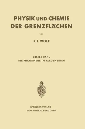 Wolf |  Physik und Chemie der Grenzflächen | Buch |  Sack Fachmedien