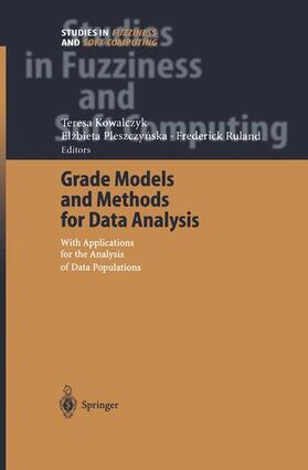 Kowalczyk / Ruland / Pleszczynska |  Grade Models and Methods for Data Analysis | Buch |  Sack Fachmedien