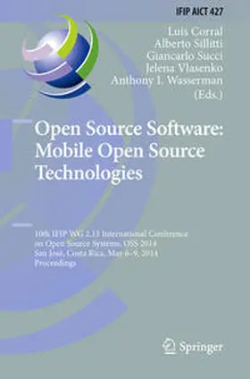 Corral / Sillitti / Succi |  Open Source Software: Mobile Open Source Technologies | eBook | Sack Fachmedien