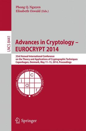 Oswald / Nguyen |  Advances in Cryptology ¿ EUROCRYPT 2014 | Buch |  Sack Fachmedien