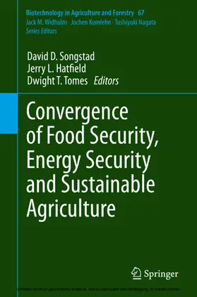 Songstad / Hatfield / Tomes |  Convergence of Food Security, Energy Security and Sustainable Agriculture | eBook | Sack Fachmedien