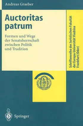 Graeber |  Auctoritas patrum | eBook | Sack Fachmedien