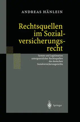 Hänlein |  Rechtsquellen im Sozialversicherungsrecht | eBook | Sack Fachmedien