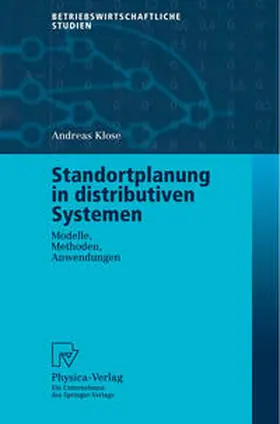 Klose |  Standortplanung in distributiven Systemen | eBook | Sack Fachmedien