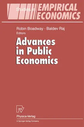 Boadway / Raj |  Advances in Public Economics | eBook | Sack Fachmedien