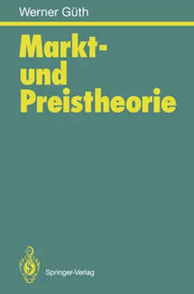 Güth | Markt- und Preistheorie | E-Book | sack.de