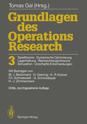 Gal | Grundlagen des Operations Research 3 | E-Book | sack.de