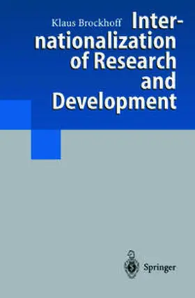 Brockhoff | Internationalization of Research and Development | E-Book | sack.de