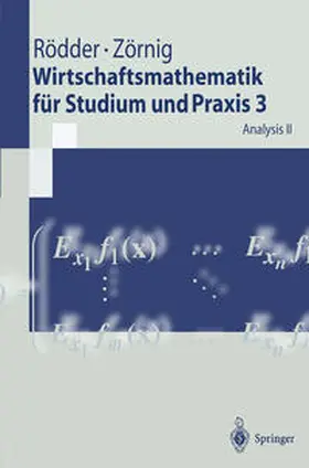 Rödder / Zörnig |  Wirtschaftsmathematik für Studium und Praxis 3 | eBook | Sack Fachmedien