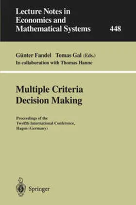 Fandel / Gal | Multiple Criteria Decision Making | E-Book | sack.de