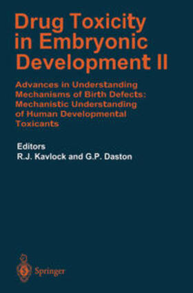 Kavlock / Daston |  Drug Toxicity in Embryonic Development II | eBook | Sack Fachmedien