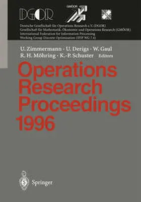 Zimmermann / Derigs / Gaul |  Operations Research Proceedings 1996 | eBook | Sack Fachmedien