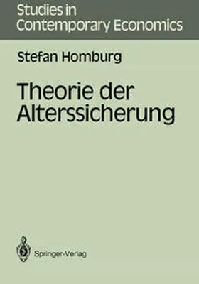 Homburg |  Theorie der Alterssicherung | eBook | Sack Fachmedien