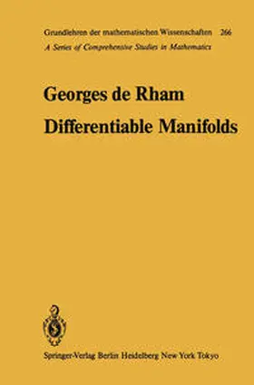 Rham |  Differentiable Manifolds | eBook | Sack Fachmedien