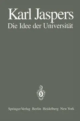 Jaspers |  Die Idee der Universität | eBook | Sack Fachmedien