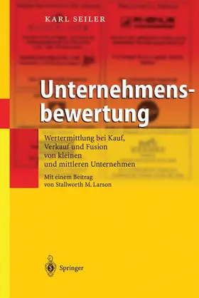 Seiler |  Unternehmensbewertung | Buch |  Sack Fachmedien