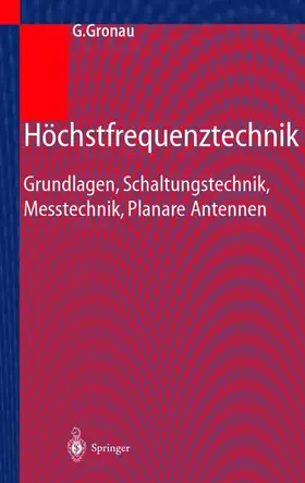 Gronau |  Höchstfrequenztechnik | Buch |  Sack Fachmedien