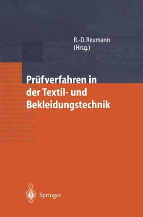 Reumann |  Prüfverfahren in der Textil- und Bekleidungstechnik | Buch |  Sack Fachmedien