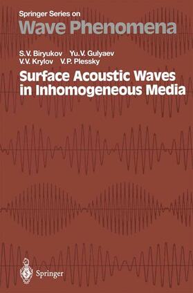 Biryukov / Plessky / Gulyaev |  Surface Acoustic Waves in Inhomogeneous Media | Buch |  Sack Fachmedien
