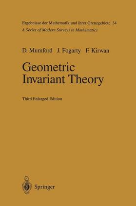 Mumford / Kirwan / Fogarty |  Geometric Invariant Theory | Buch |  Sack Fachmedien