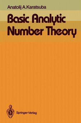 Karatsuba |  Basic Analytic Number Theory | Buch |  Sack Fachmedien