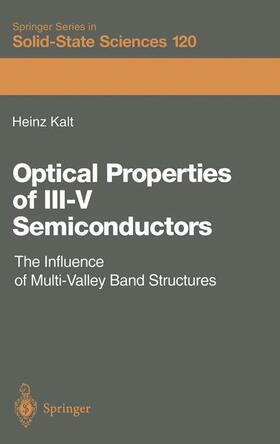 Kalt |  Optical Properties of III¿V Semiconductors | Buch |  Sack Fachmedien