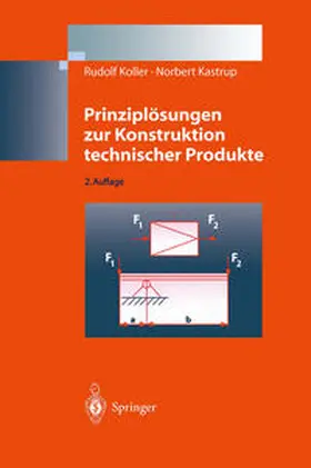 Kastrup / Koller |  Prinziplösungen zur Konstruktion technischer Produkte | Buch |  Sack Fachmedien