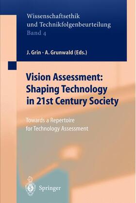 Grin / Grunwald |  Vision Assessment: Shaping Technology in 21st Century Society | Buch |  Sack Fachmedien