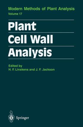 Jackson / Linskens |  Plant Cell Wall Analysis | Buch |  Sack Fachmedien