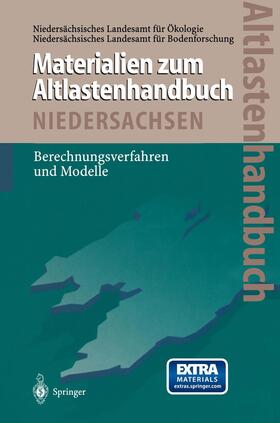 Sauty / Kinzelbach / Cordes |  Altlastenhandbuch des Landes Niedersachsen Materialienband | Buch |  Sack Fachmedien