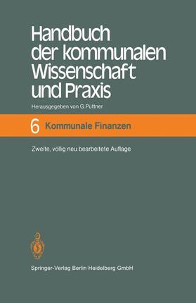 Püttner |  Handbuch der kommunalen Wissenschaft und Praxis | Buch |  Sack Fachmedien