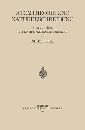 Bohr |  Atomtheorie und Naturbeschreibung | Buch |  Sack Fachmedien