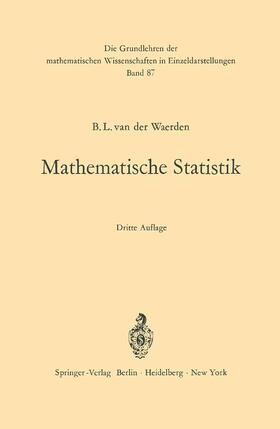 Waerden |  Mathematische Statistik | Buch |  Sack Fachmedien