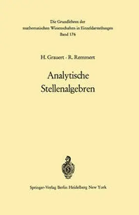 Grauert / Remmert |  Analytische Stellenalgebren | eBook | Sack Fachmedien