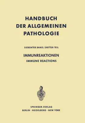 Bürki / Cottier / Studer |  Immunreaktionen / Immune Reactions | Buch |  Sack Fachmedien