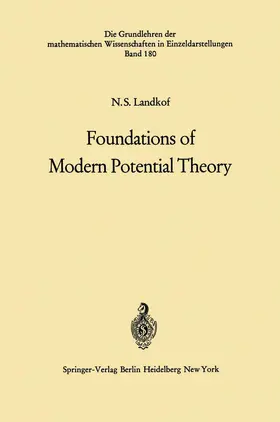 Landkof |  Foundations of Modern Potential Theory | Buch |  Sack Fachmedien