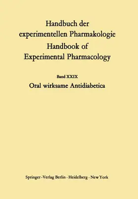 Maske |  Oral wirksame Antidiabetika | Buch |  Sack Fachmedien