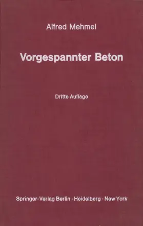 Mehmel |  Vorgespannter Beton | Buch |  Sack Fachmedien